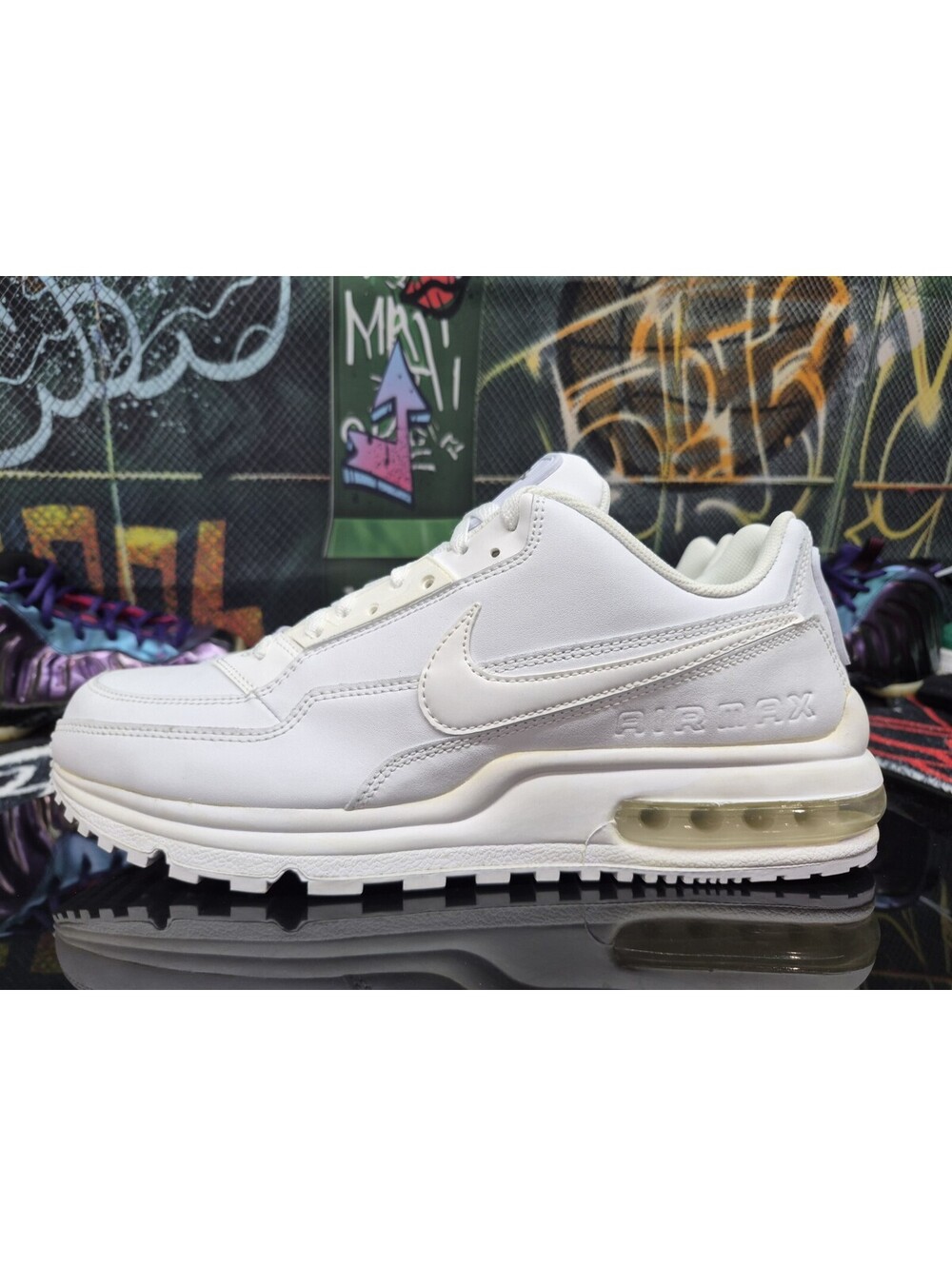 Nike Air Max LTD 2011 Triple White/White-Metallic Silver Men 12M code 316376-111